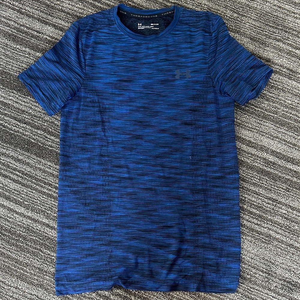 Under Armour Men's Short Sleeve Blue Tee